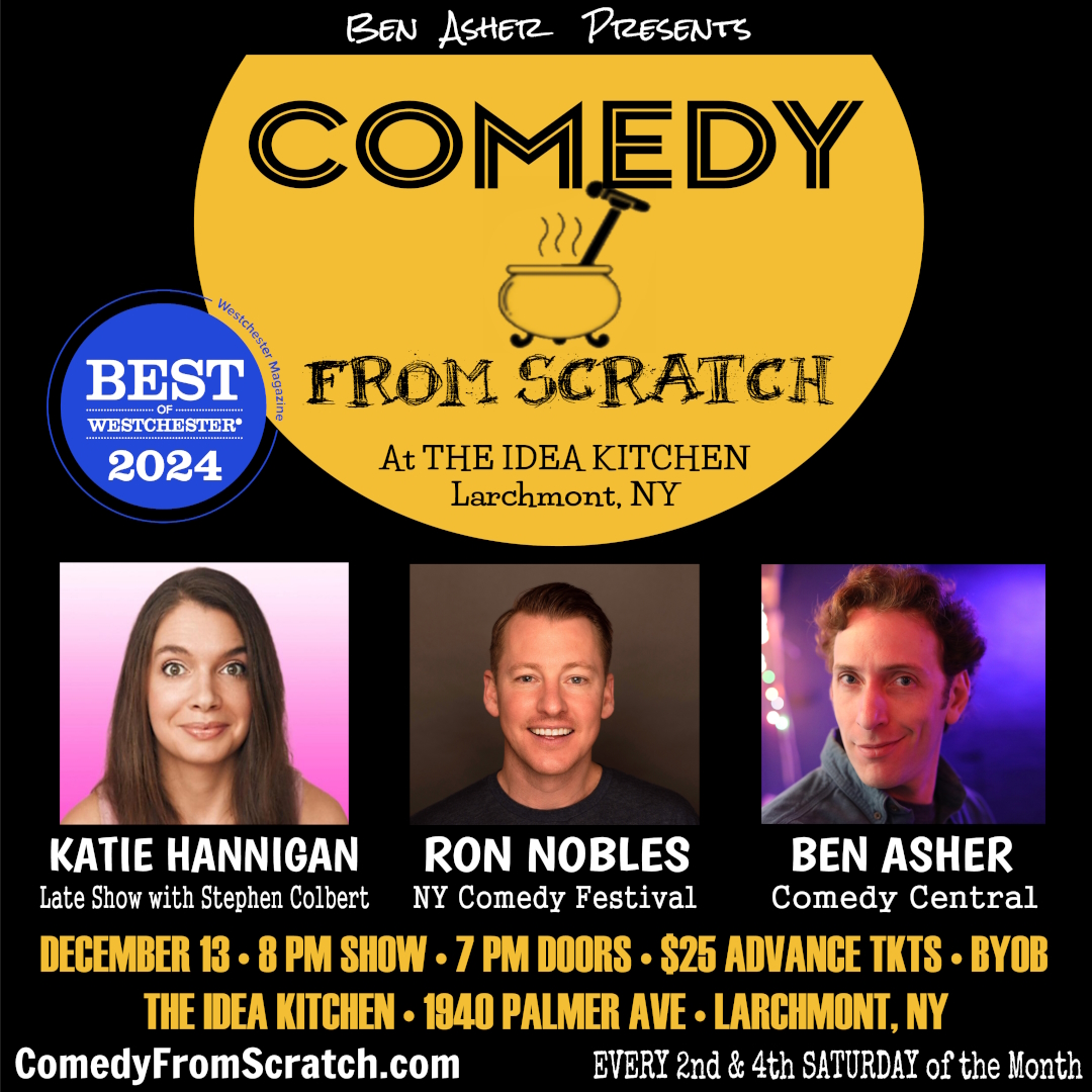 Show flyer featuring Katie Hannigan and Ron Nobles